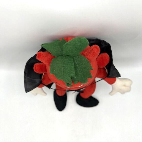 Good Stuff Red Chili Pepper Plush Vampire Dracula Halloween Vintage 12" - Picture 3 of 8